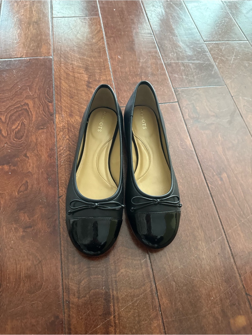 Talbots Blair Cap Toe Nappa Flats